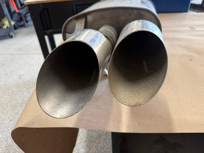 2018-2023 Ford Mustang GT Active Exhaust Quad Tip Mufflers