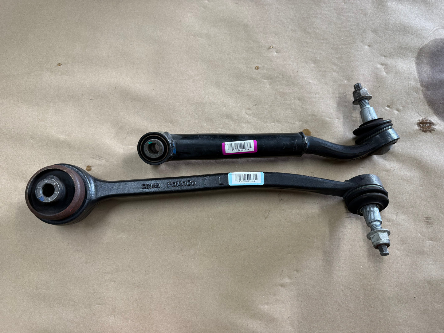 2015-2023 Ford Mustang GT LH Driver Side Front Control Arms Frontward Rearward