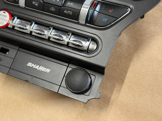 2015-2017 Ford Mustang GT Face Plate Premium Radio 8 inch Trim Piece