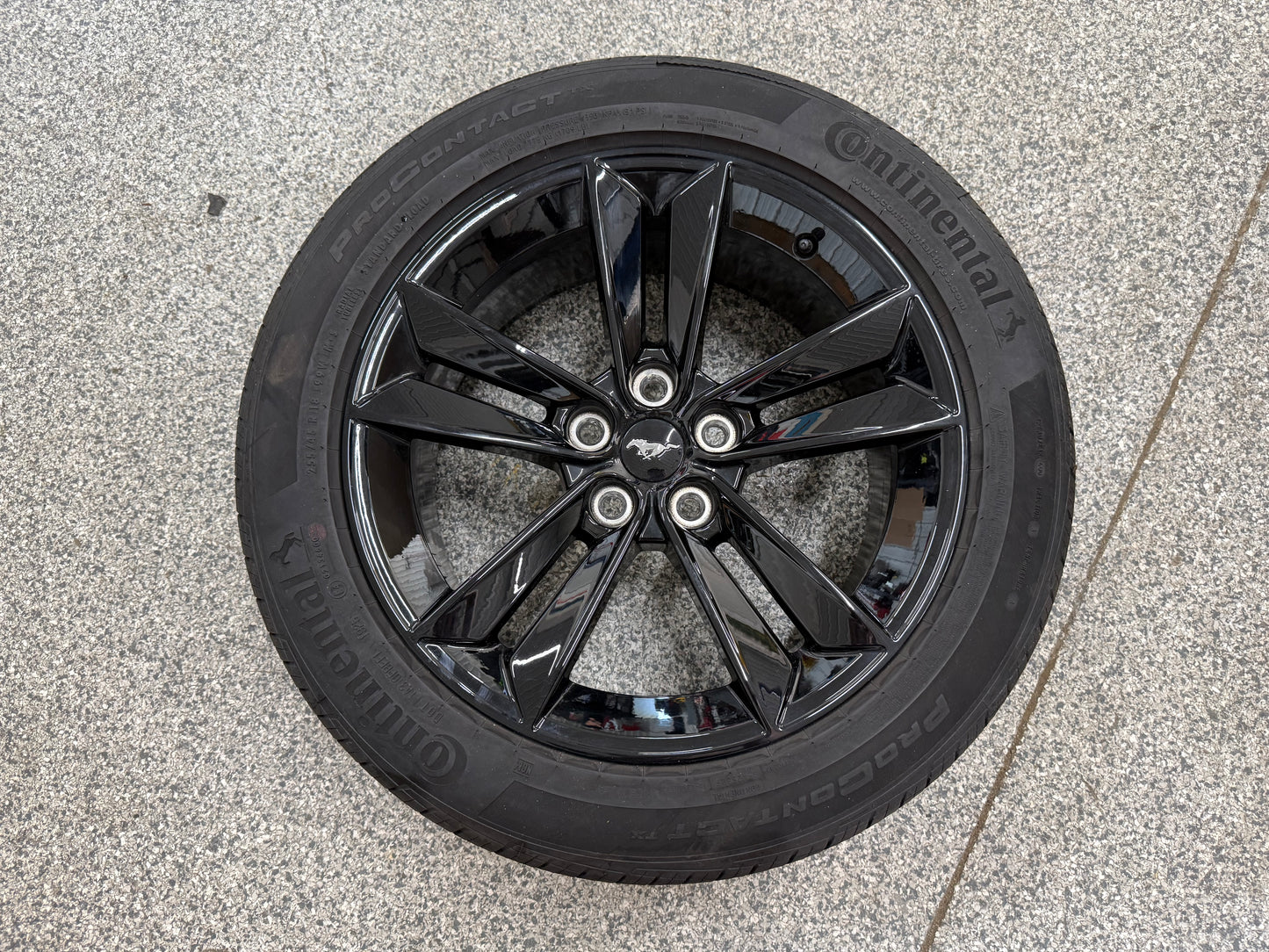 2024-2026 Ford Mustang GT 5.0 18x8.5" Wheel Rim Continental 255/45/18