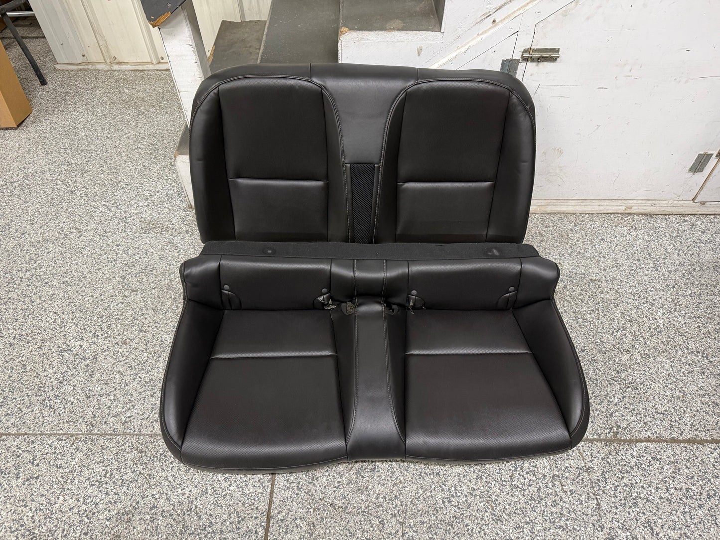 2010-2015 Chevrolet Camaro SS Convertible Rear Seats Black Leather