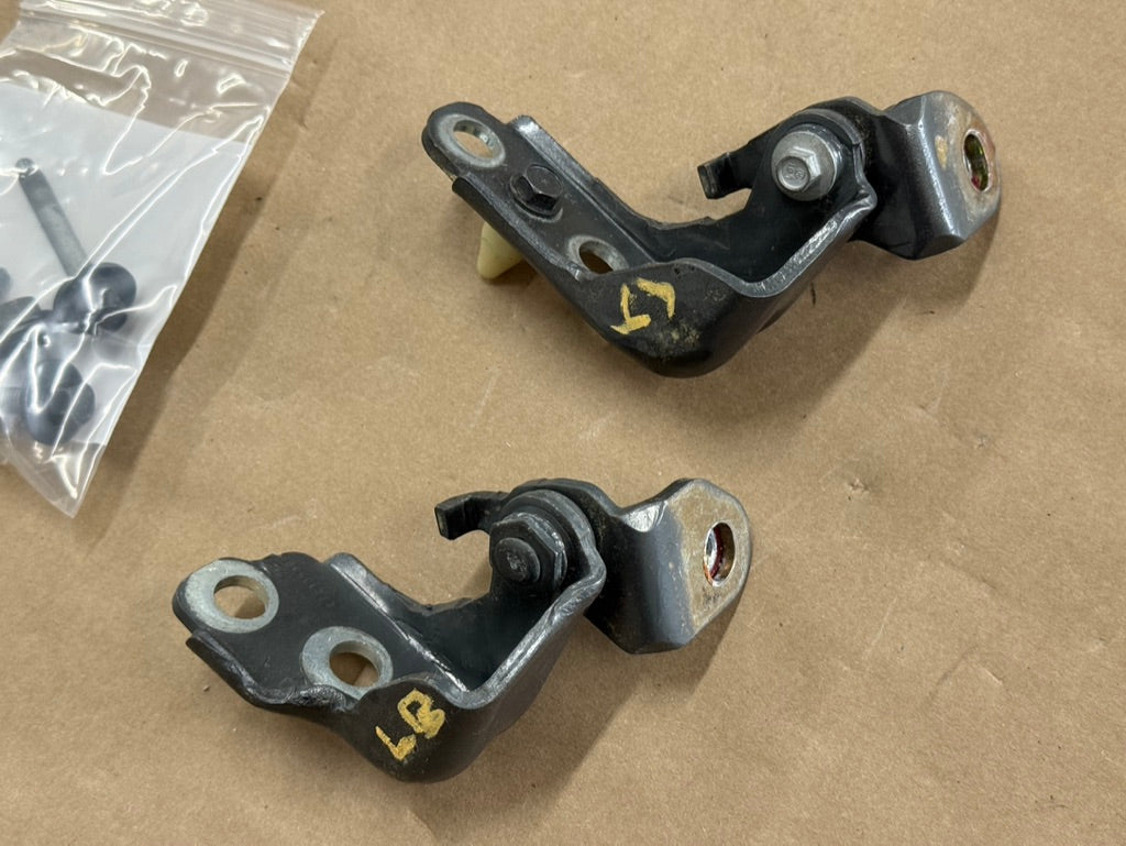 2015-2023 Mustang GT GT500 GT350 Door Hinges LH Driver Upper Lower "M7"