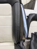 2018-2023 Ford Mustang GT Black/White Leather Front Rear Power Seats Heat/Cooled
