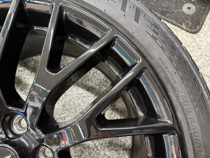 2015-2023 Mustang GT 5.0 19x9" Wheel Rim PP1 Front 255/40/19 Kumho
