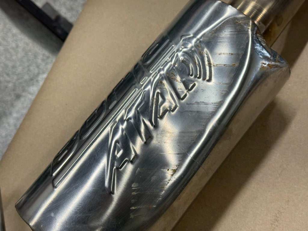 2010-2015 Chevrolet Camaro SS Borla ATAK Axle Back Exhaust Mufflers Used