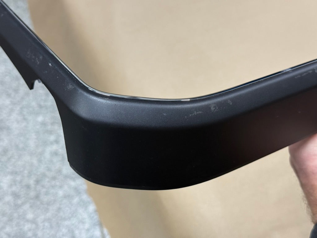 2023-2025 Ford F-250 Center Dash Radio Trim Surround Charcoal Metallic/Chrome