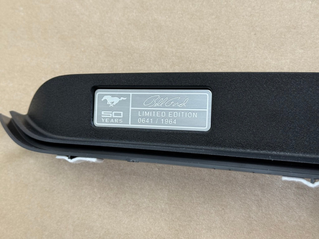 2015 Ford Mustang GT 50th Anniversary Dash Plaque Trim Insert