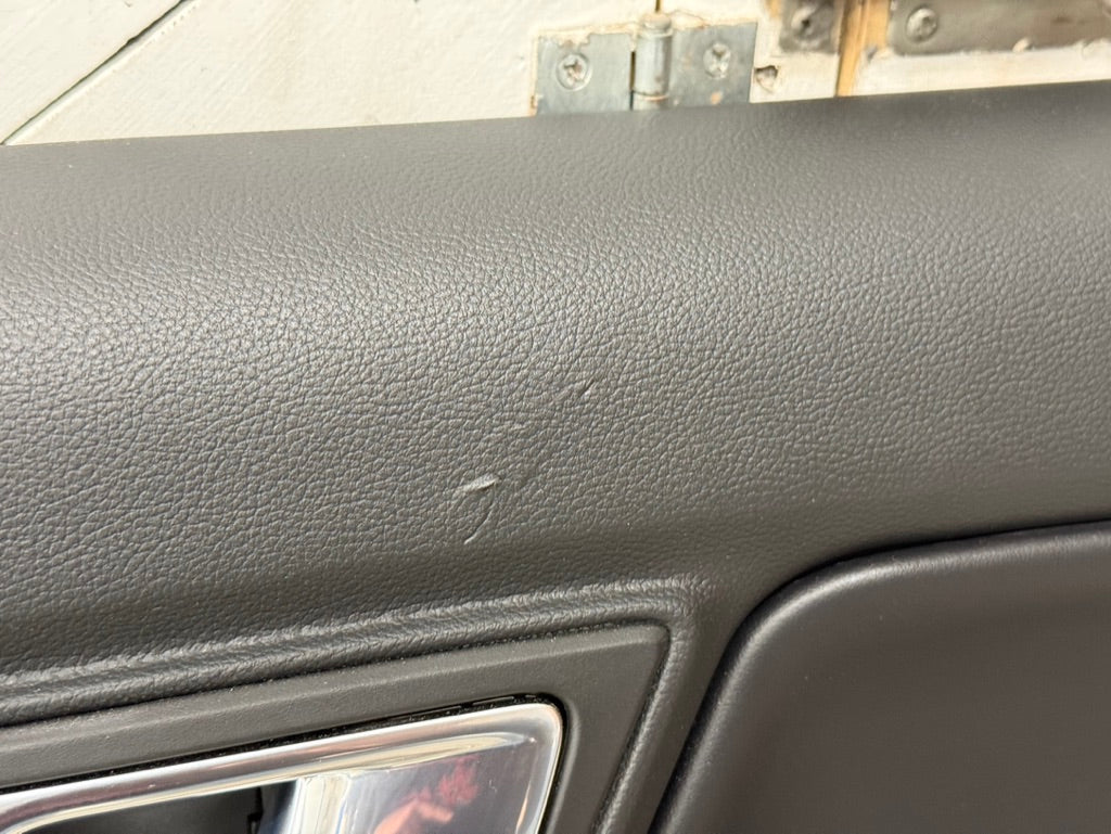 2018-2023 Ford Mustang RH Passenger Leather Insert Door Panel Soft "Blue Stitch"