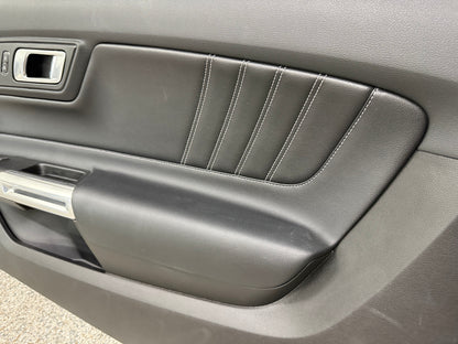 2018-2023 Mustang GT V6 EcoBoost LH RH Premium Leather Insert Door Panels Pair