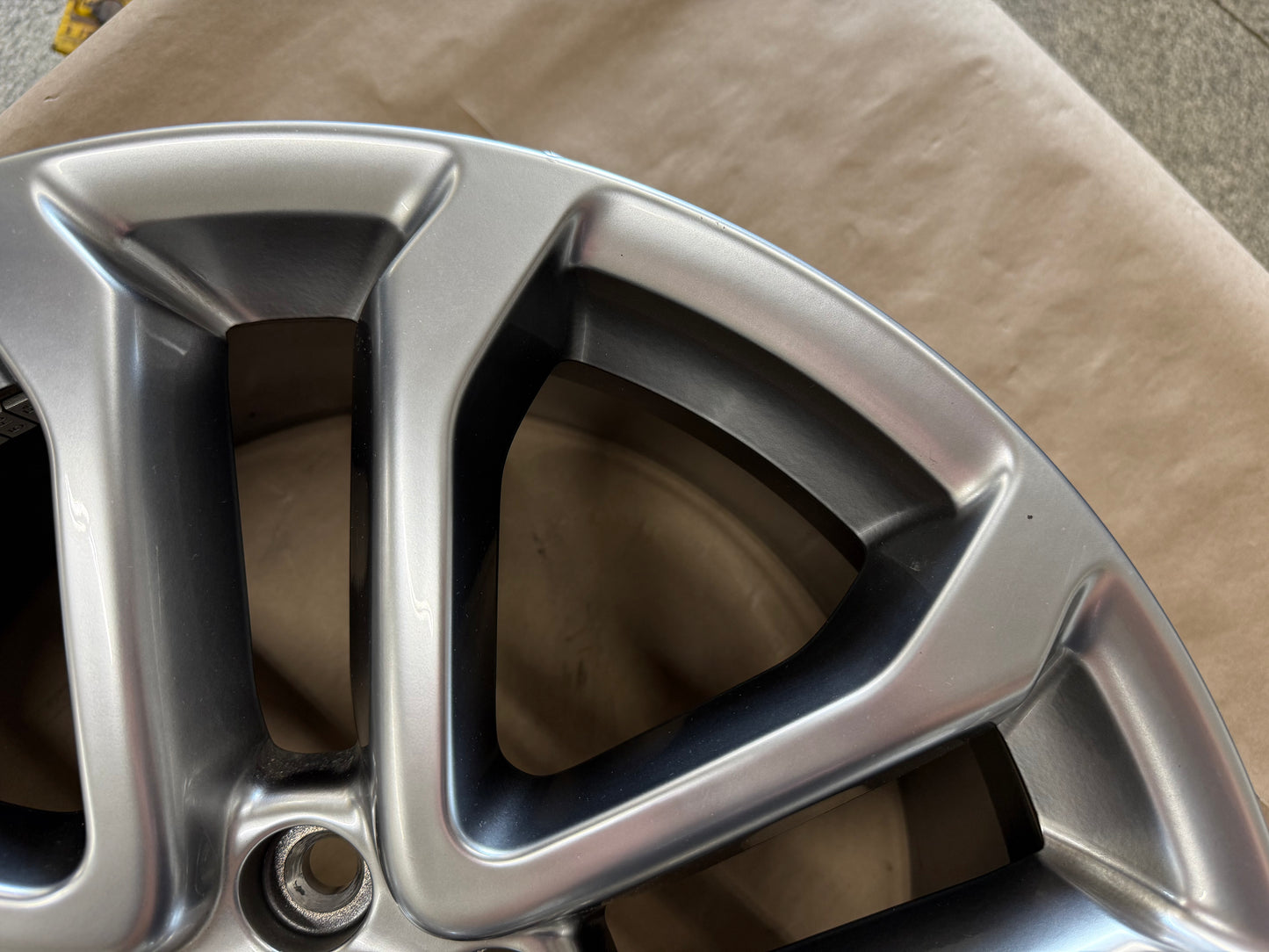 2015-2023 Ford Mustang GT Silver Wheel Rim 20x9"