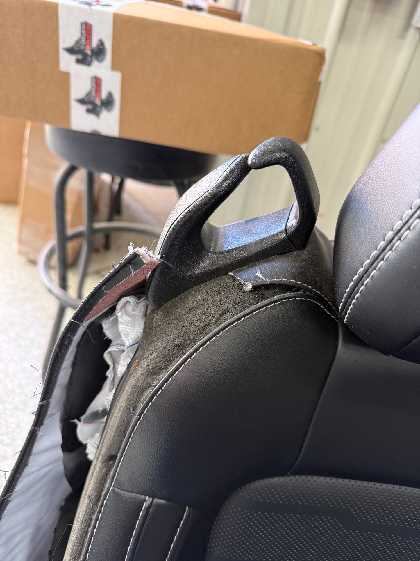 2018-2023 Ford Mustang GT Black Leather Front Rear Power Seats Heat Cooled Vert