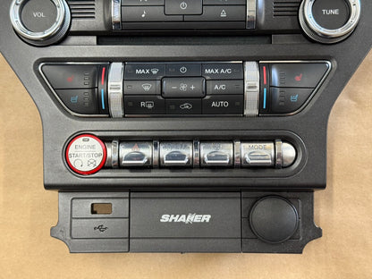 2015-2017 Ford Mustang GT Face Plate Premium Radio 8 inch Trim Piece