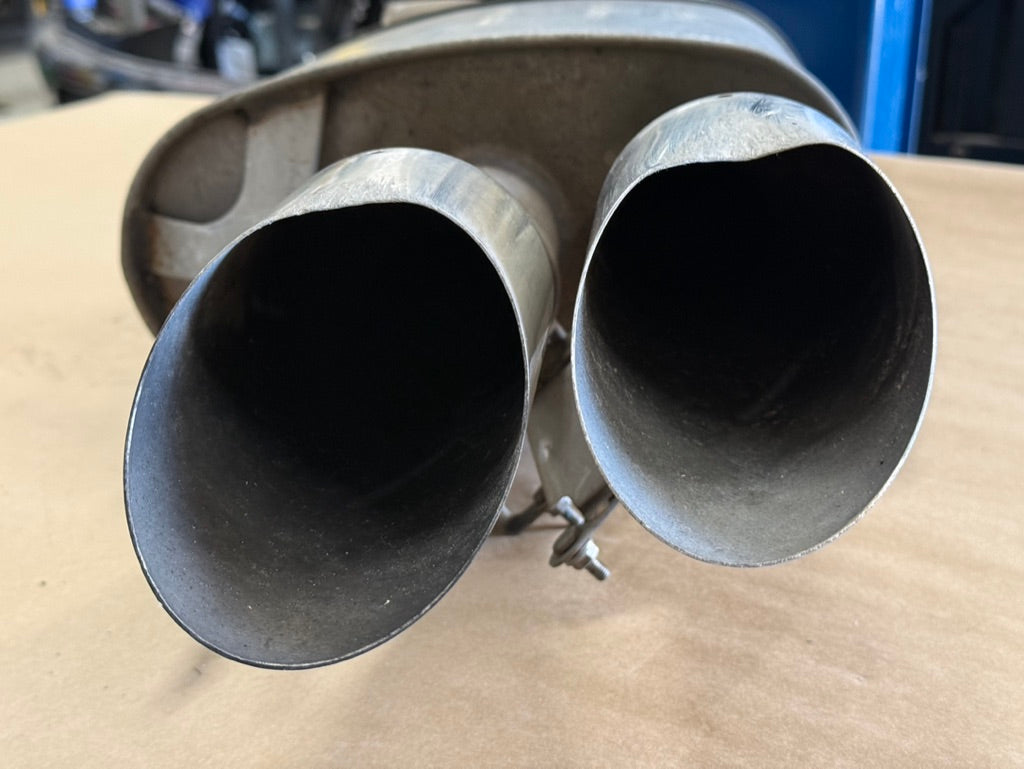 2018-2023 Ford Mustang GT LH Driver Side Active Exhaust Muffler Quad Tip