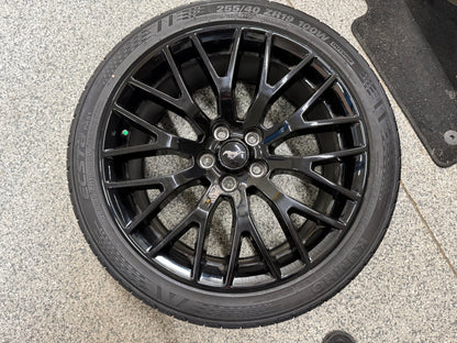 2015-2023 Mustang GT 5.0 19x9" Wheel Rim PP1 Front 255/40/19 Kumho