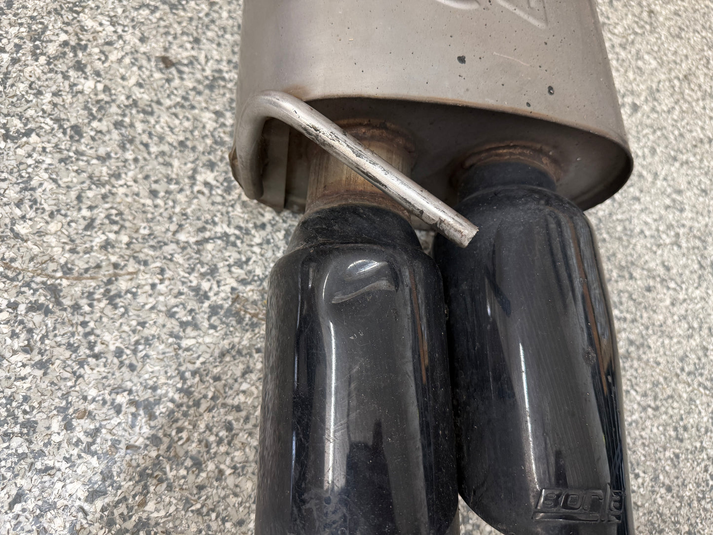 2018-2023 Ford Mustang GT Borla ATAK Cat-Back Exhaust System Black Tip *Damaged*