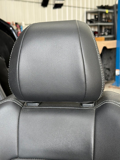 2015-2017 Ford Mustang GT Premium Leather Front Rear Seats Black Heated/Cooled
