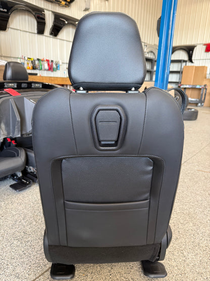 2018-2023 Ford Mustang GT Black Leather Coupe Front & Rear Seats