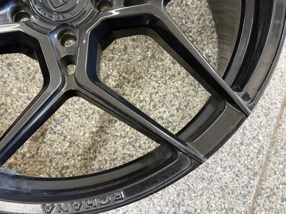 2015-2023 Ford Mustang GT Rohana RFX11 Gloss Black Wheels Set of 4 20x9" 20x11"