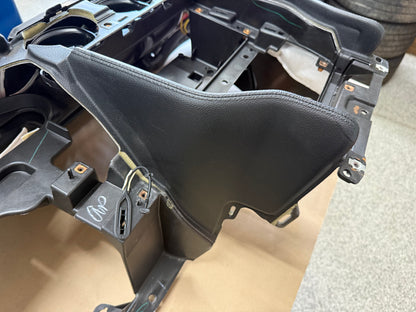 2015-2017 Ford Mustang GT 5.0 Leather Dash Pad Frame "Red Stitch"