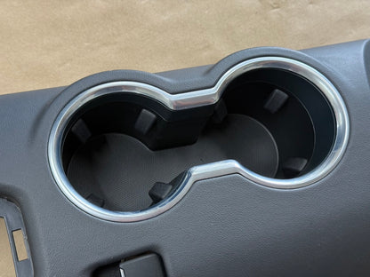 2024-2026 Ford Mustang Center Console Top Leather Wrapped Plastic Knee Pads
