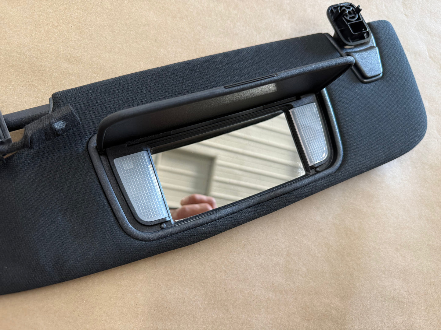 2015-2023 Ford Mustang Coupe Sun Visors Pair "Home Link"