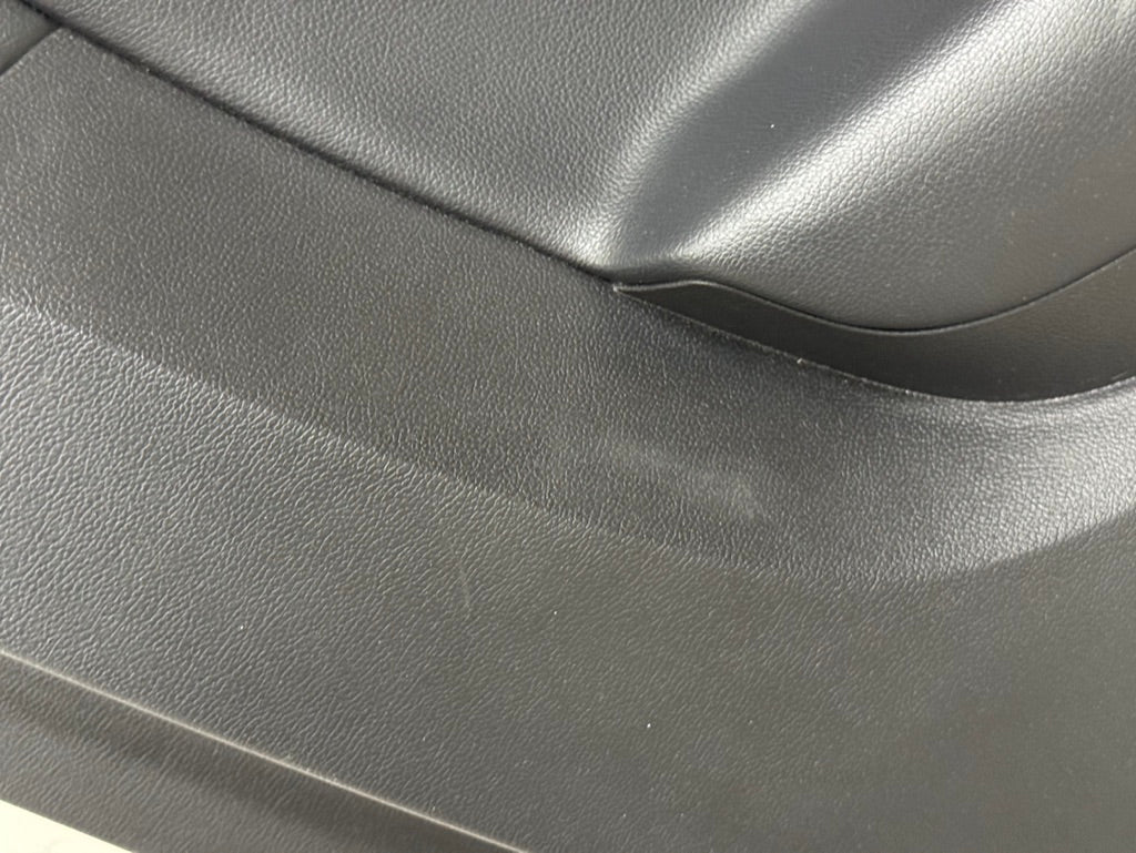 2018-2023 Ford Mustang GT LH Driver Leather Insert Door Panel Grey Stitching