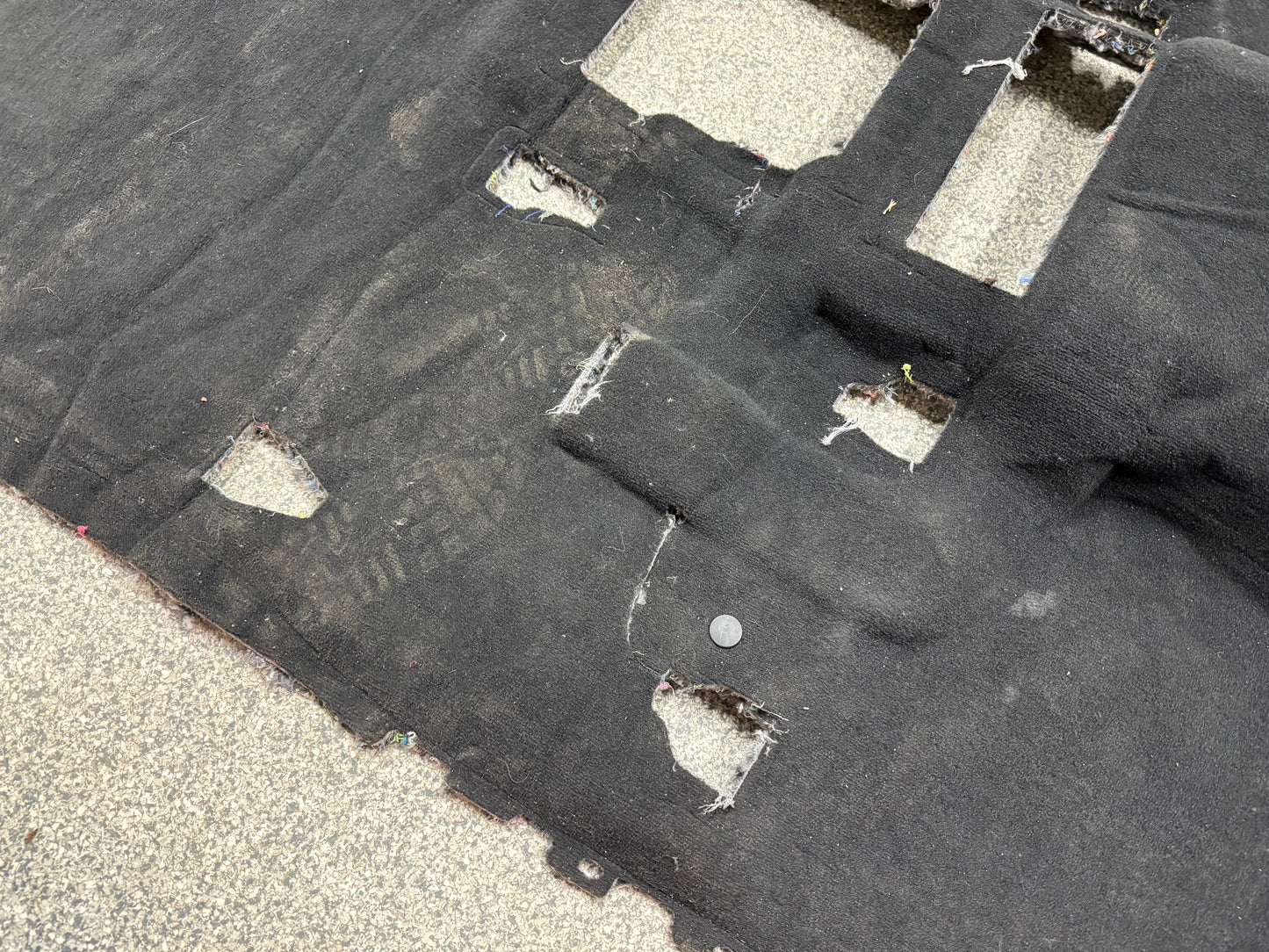 2023-2025 Ford F-250 F-350 Black Floor Carpet Crew Cab