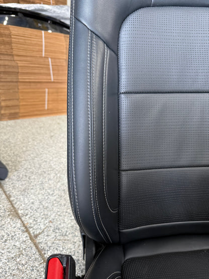 2024-2026 Ford Mustang GT Black Leather Coupe Front & Rear Seats