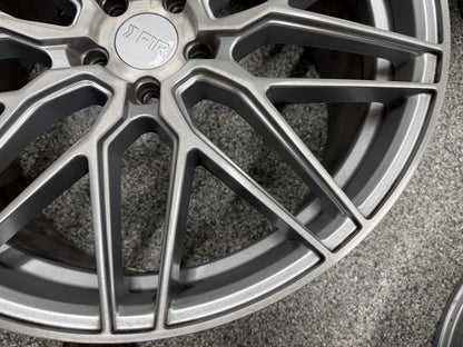 2015-2023 Ford Mustang F1R F103 Brushed Silver Wheels Set of 4 20x10"
