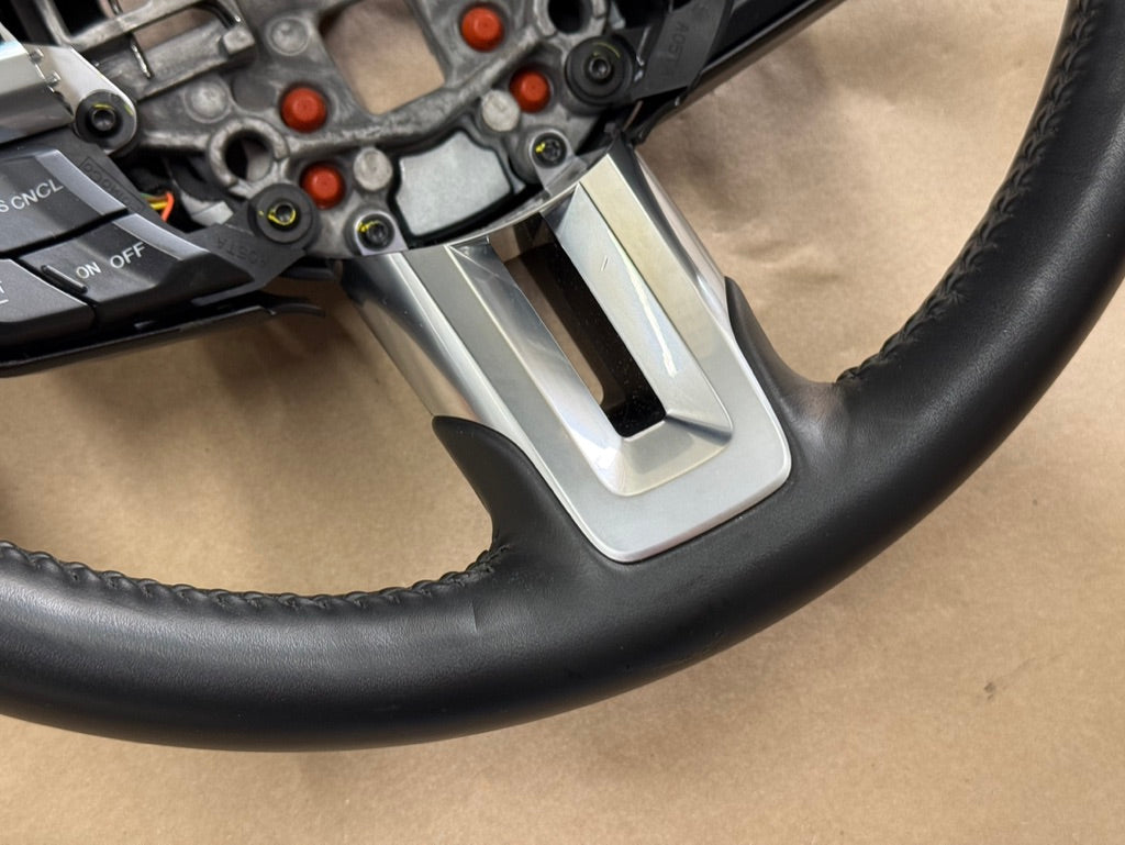2018-2023 Ford Mustang Leather Steering Wheel "Auto"  38k mi