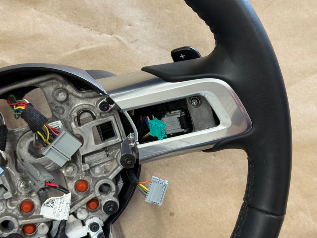 2018-2023 Mustang Leather Steering Wheel Automatic Paddle Shifters Heated