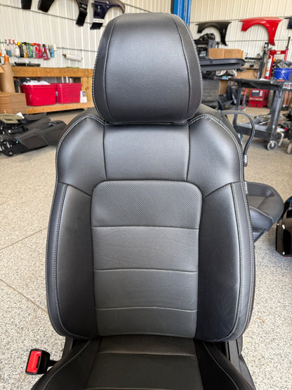 2018-2023 Ford Mustang GT Black Leather Coupe Front Rear Power Seats Heat/Cooled