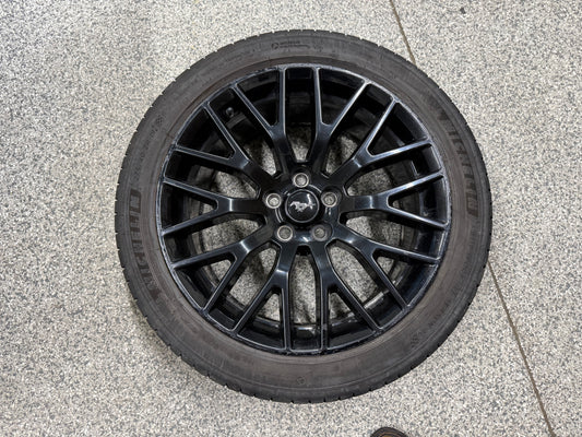 2015-2023 Mustang GT 5.0 19x9.5" Wheel Rim PP1 Rear 275/40/19 Michelin