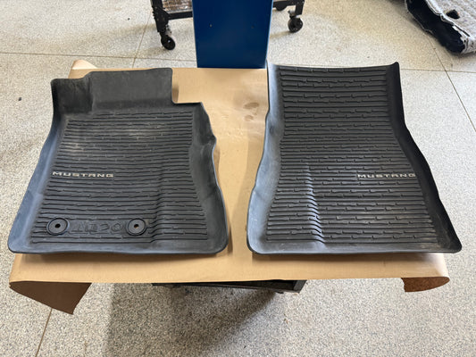 2024-2026 Ford Mustang Rubber Front & Rear Floor Mats