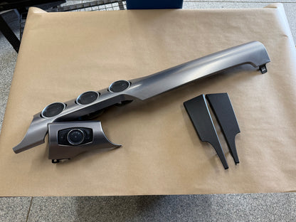 2015-2023 Ford Mustang GT 5.0 Aluminum Interior Dash Trim Kit 4-Piece
