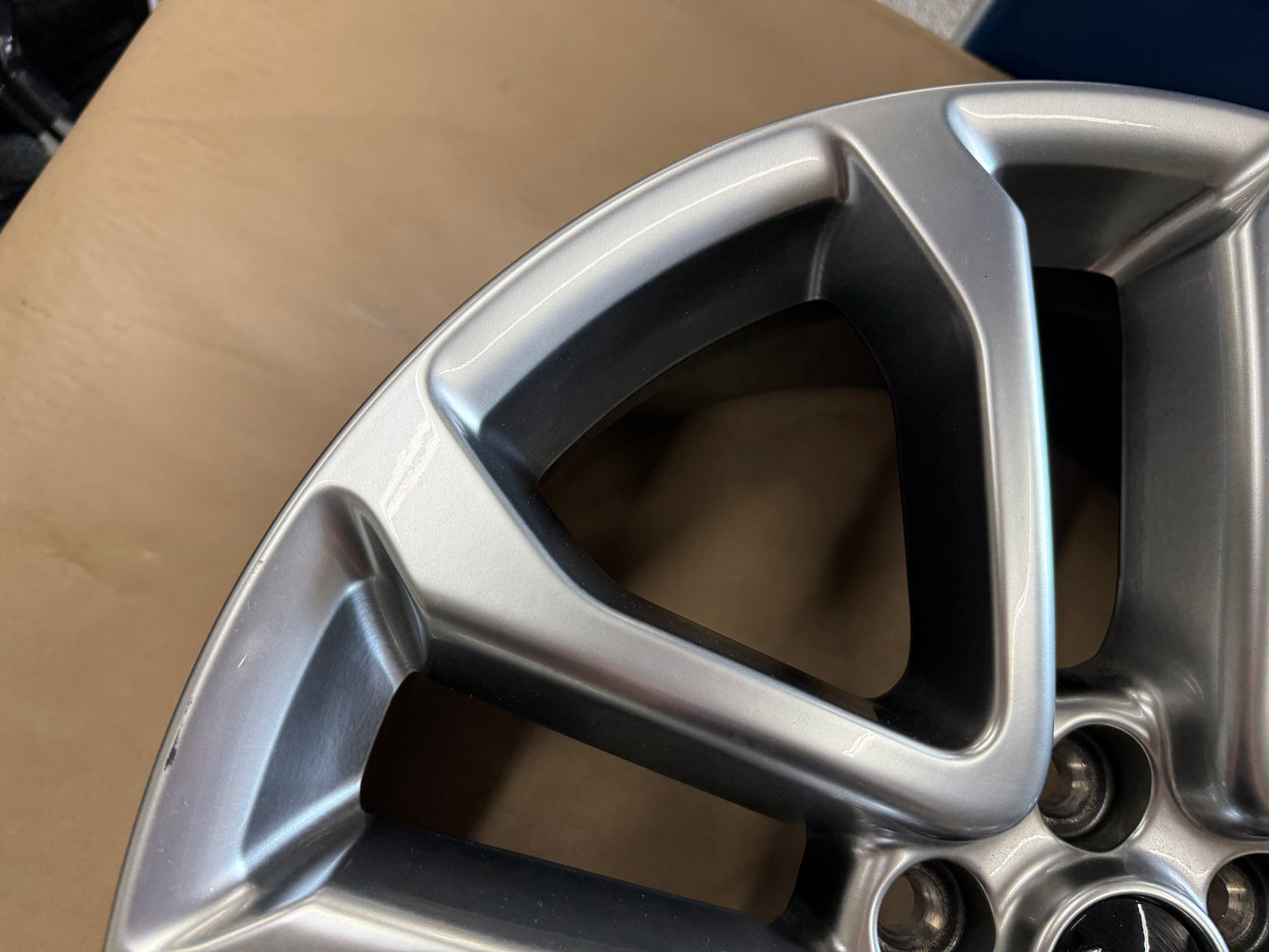2015-2023 Ford Mustang GT Silver Wheel Rim 20x9"