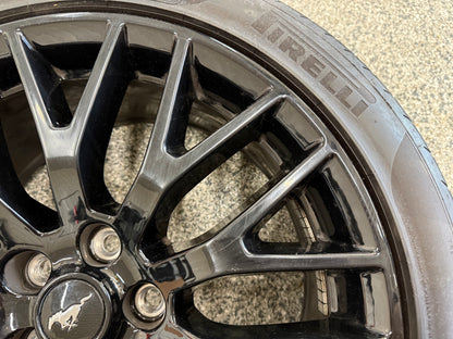 2015-2023 Mustang GT 5.0 19x9" Wheel Rim PP1 Rear 255/40/19 Pirelli