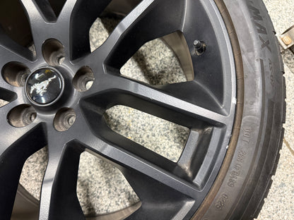 2015-2023 Ford Mustang GT Black Wheel Rim 20x9" General G Max 275/35/20