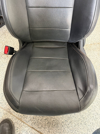 2015-2017 Ford Mustang GT Premium Leather Front Rear Seats Black Heated/Cooled