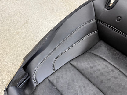 2018-2023 Ford Mustang GT Black Leather Coupe Rear Seat Covers