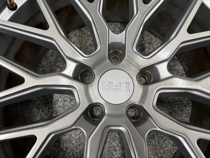 2015-2023 Ford Mustang F1R F103 Brushed Silver Wheels Set of 4 20x10"