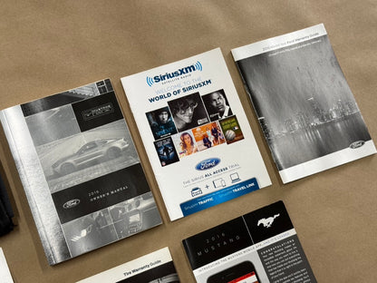 2016 Ford Mustang GT Owners Manual & Literature w/Cover