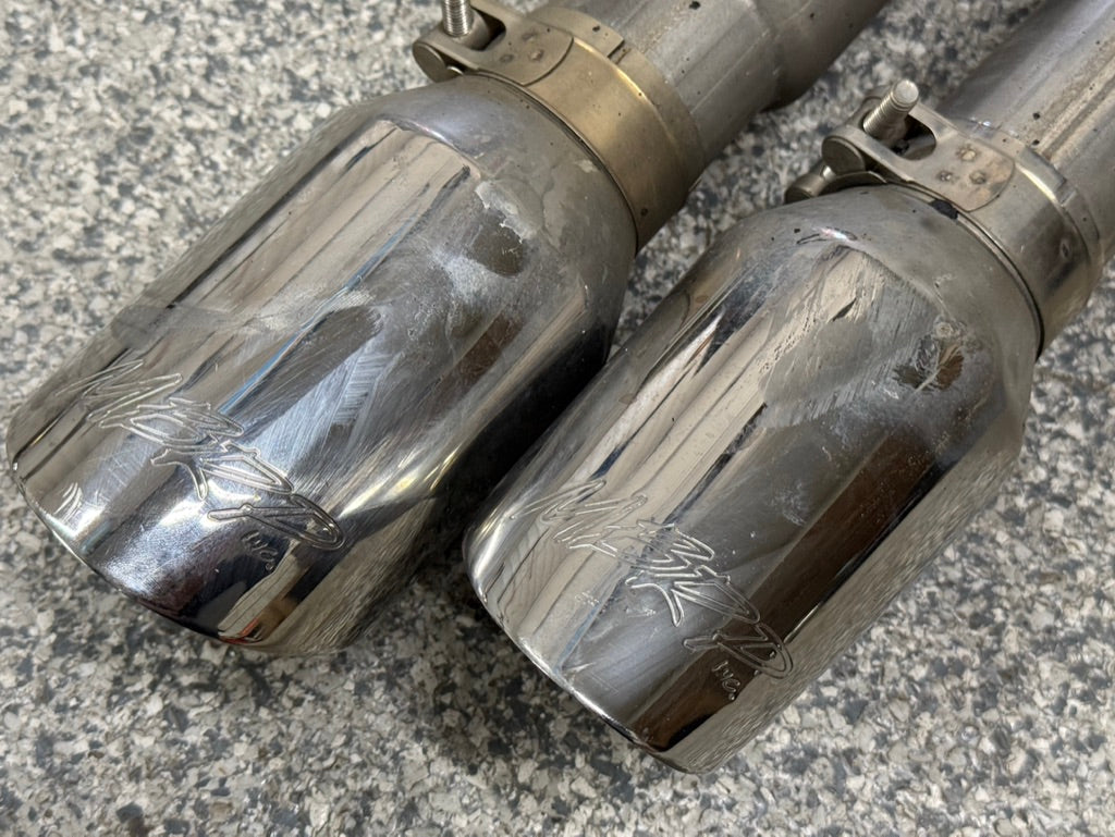 2018-2023 Ford Mustang GT 5.0L MBRP 3" Cat Back 4" Tips, Race Version (Damaged)