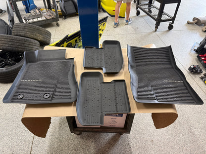 2024-2026 Ford Mustang Rubber Front & Rear Floor Mats