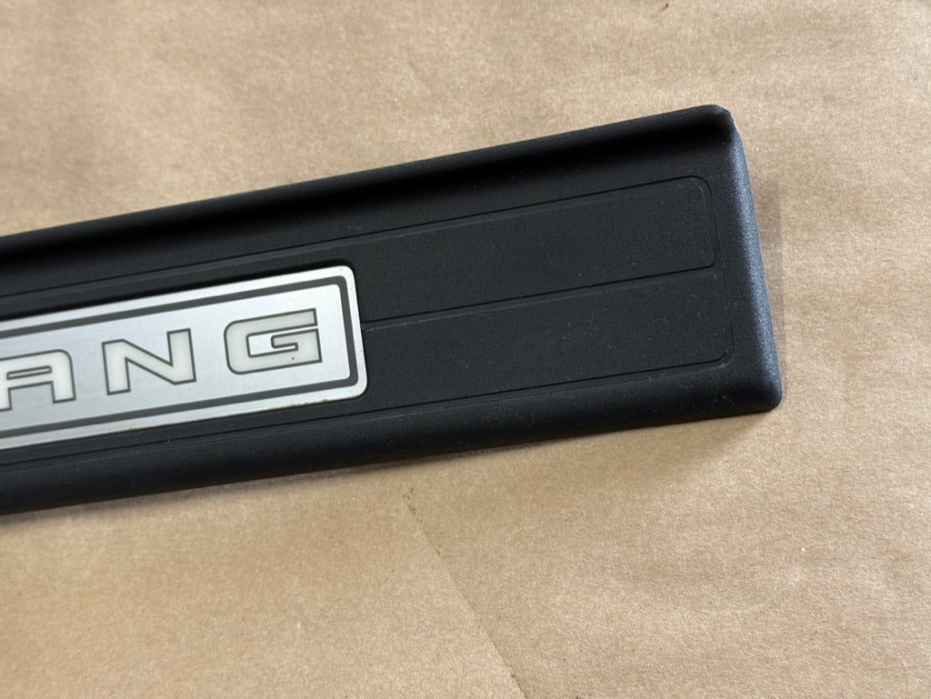 2015-2023 Ford Mustang "My Color" Sill/Scuff Plates Interior Trim Black
