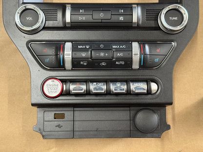 2019 Ford Mustang Touch Screen Face Plate Radio Module USB Port