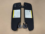 2015-2023 Ford Mustang Coupe Sun Visors Pair "Home Link"