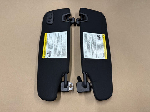 2015-2023 Ford Mustang Coupe Sun Visors Pair "Home Link"