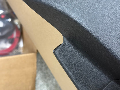 2018-2023 Ford Mustang GT LH Driver Leather Insert Door Panel Grey Stitching
