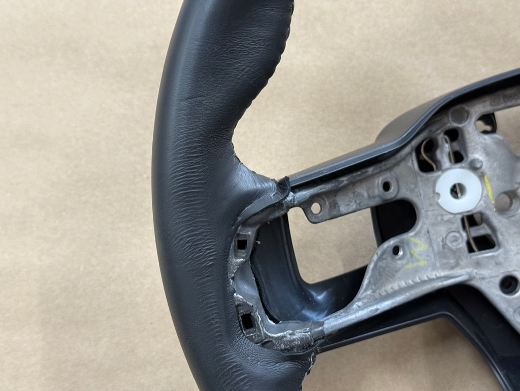2024-2026 Ford Mustang GT Leather Steering Wheel Bare "Automatic"